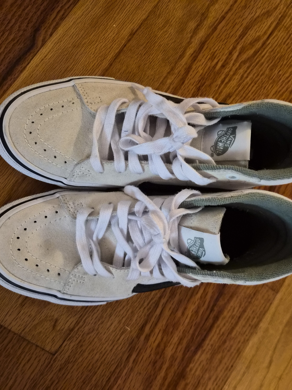 Vans Kids Beige Suede Lace-Up Sneakers